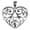 Anheng - Hjerte med ornamenter