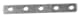 Justeringsdel - 5 hull, 2cm - Sølv - 6stk