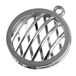 Medaljong Sølv - 36mm, delbart, 1 stk