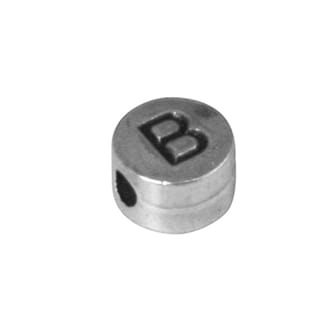 Metall perle B - ø 7 mm, hull 2 mm