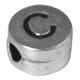 Metall perle C - ø 7 mm, hull 2 mm