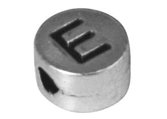Metall perle E - ø 7 mm, hull 2 mm