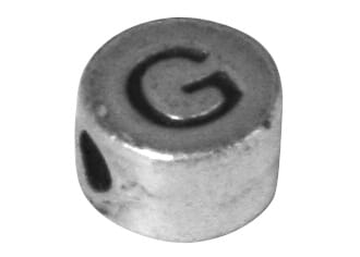 Metall perle G - ø 7 mm, hull 2 mm