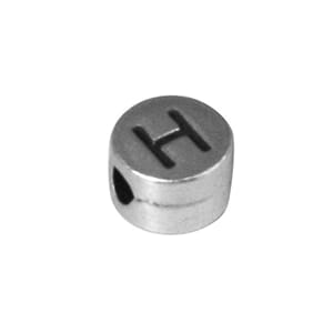 Metall perle H - ø 7 mm, hull 2 mm