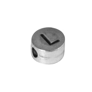 Metall perle L - ø 7 mm, hull 2 mm
