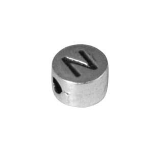 Metall perle N - ø 7 mm, hull 2 mm