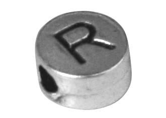 Metall perle R - ø 7 mm, hull 2 mm