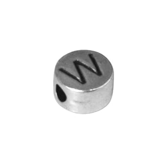 Metall perle W - ø 7 mm, hull 2 mm