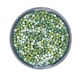 Rocailles 2,6mm ø - Green colours- Nacre