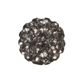 Shamballa Perle - 10mm ø, anthracite