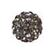 Shamballa Perle - 10mm ø, anthracite