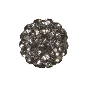 Shamballa Perle - 10mm ø, anthracite