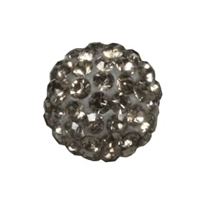 Shamballa Perle - 12mm ø, anthracite