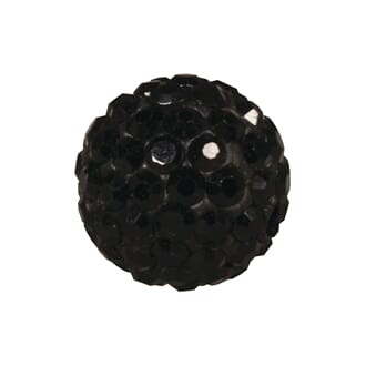 Shamballa Perle - 12mm ø, black