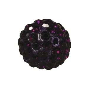 Shamballa Perle - 12mm ø, amethyst