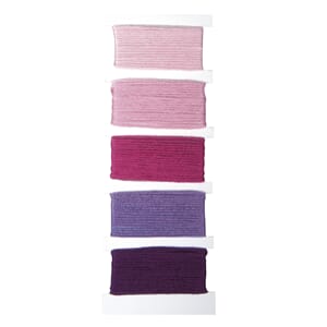 Rayher: Pink - Stitch & Knot bomullstråd 5x10m
