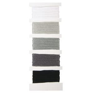 Rayher: Rock Grey - Stitch & Knot bomullstråd 5x10m