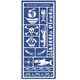 HOME DESIGN: Stensil - Little Pirate, ark str.12.5x28.5cm