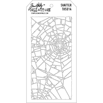 Tim Holtz: Shatter - Layered Stencil