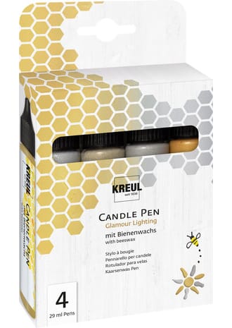 KREUL - Candle Pen Glamour Lighting, 4 x 29 ml