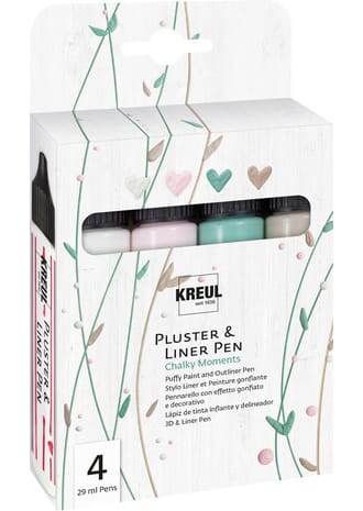 KREUL - Puffy Paint and Outliner Pen Chalky Moments