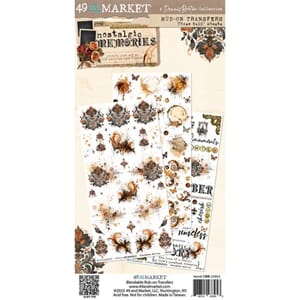 49 And Market - Nostalgic Memories Rub-On 6x12 Transfer Set