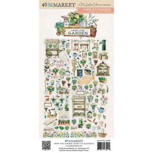 49 And Market - Elements, From the Garden Laser Cut Outs