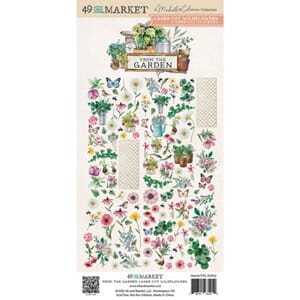 49 And Market - Wildflowers, From the Garden Laser Cut Outs