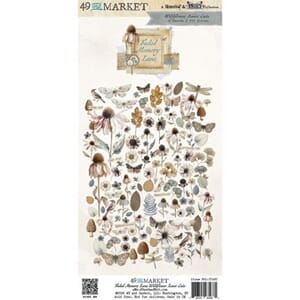 49 And Market - Wildflowers, Faded Memory Lan Laser Cut Outs