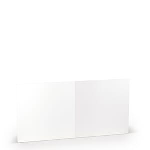 Kort - Hvitt papir, 15,7x15,7 cm, resirkulert papir, 5/Pkg