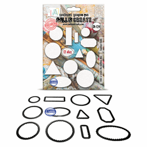 Aall and Create - Scallop Ovals Geary Cutout Die-Cutting Die