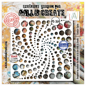 Aall and Create - Through the Lens 6x6 Inch Stencil Center S