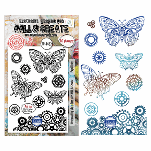 AALL and Create - Cercle De Couleurs A6 Stamp Sets Papillons