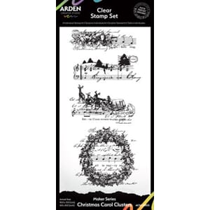Arden - Maker Series 4x8 Inch Clear Stamp Christmas Carol Cl
