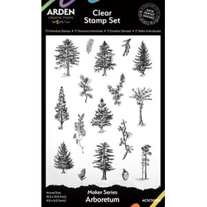 Arden - Maker Series 4x6 Inch Stamp Set Arboretum