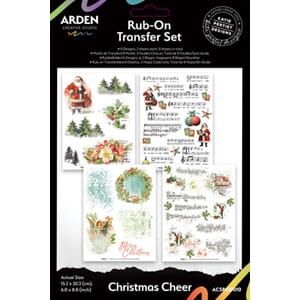 Arden - Christmas Cheer 6x8 Inch Rub-On Transfer Set