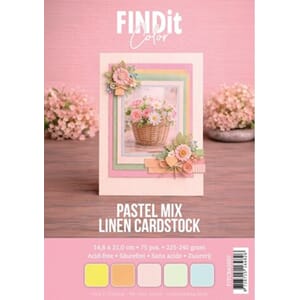 Card Deco - Pastel Mix A5 Linen Cardstock