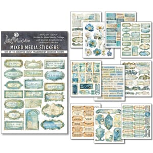 Ciao Bella - Edge of the Ocean Mixed Media Stickers