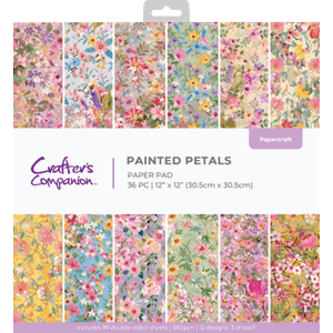 Crafter's Companion - Spring Floral Print 12x12 Paper Pad