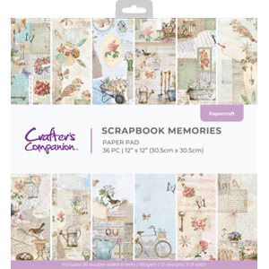 Crafter's Companion - ScrapbookMemories 12x12 Inch Paper Pad