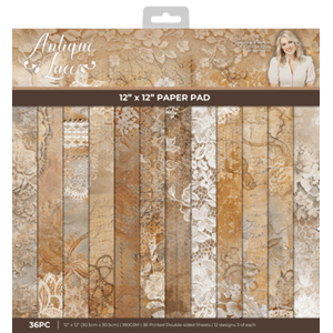 Crafter's Companion - Antique Lace 12x12 Inch Paper Pad