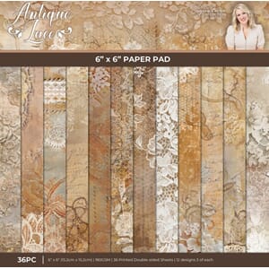 Crafter's Companion - Antique Lace 6x6 Inch Paper Pad