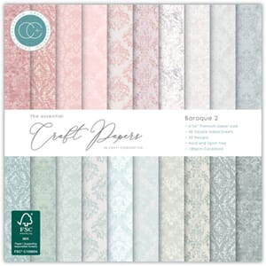 Craft Consortium - Baroque 2 6x6 Inch Ink Drop Paper Pad