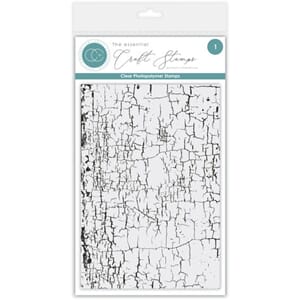 Craft Consortium Cracked Surface Journal & Mixed Media Stamp