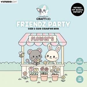 Craftlab - Friendz Cozy & Cute Coloring Book Friendz Party
