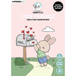 Craftlab - Friendz Cozy & Cute Coloring Book Cozy Friend