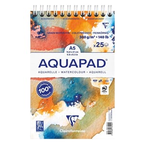 GOLDLINE AQUAPAD - Akvarellblokk, str A5