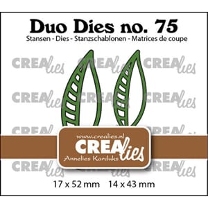 Crealies - Open Leaves 21 dies