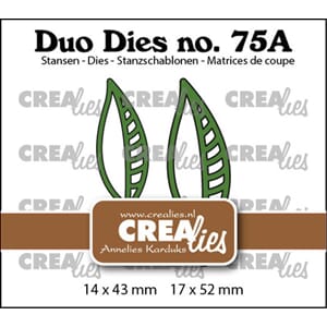 Crealies - Open Leaves 21 dies
