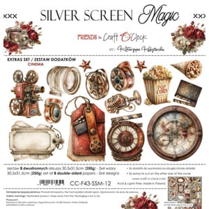 Craft O'Clock - Silver Screen Magic Extras Set Cinema